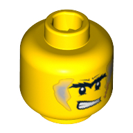 Lego hlava, žlutá (4542173)
